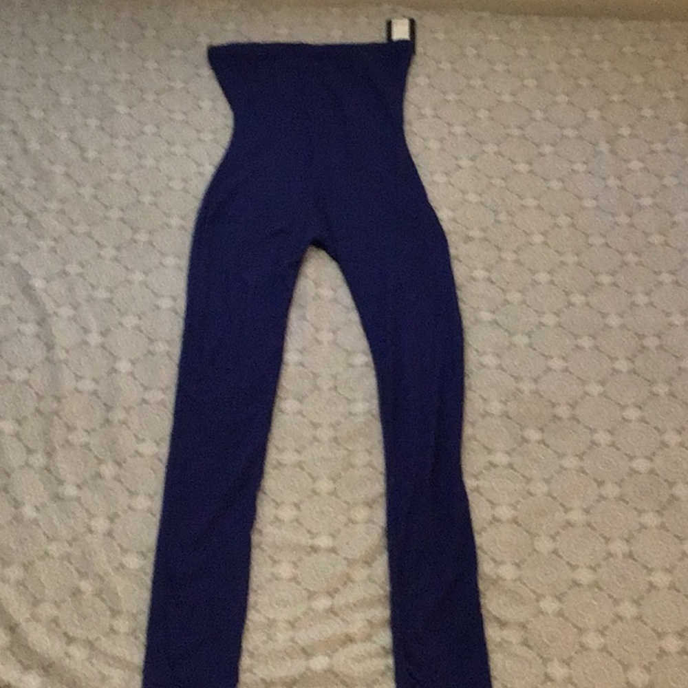 Royal blur legging romper